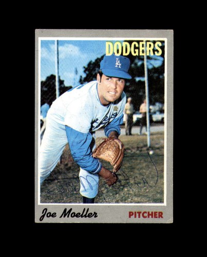 Angeles Hand Sign Joe Moeller Hand Signed 1970 Topps Los Angeles Dodgers Autograph | eBay