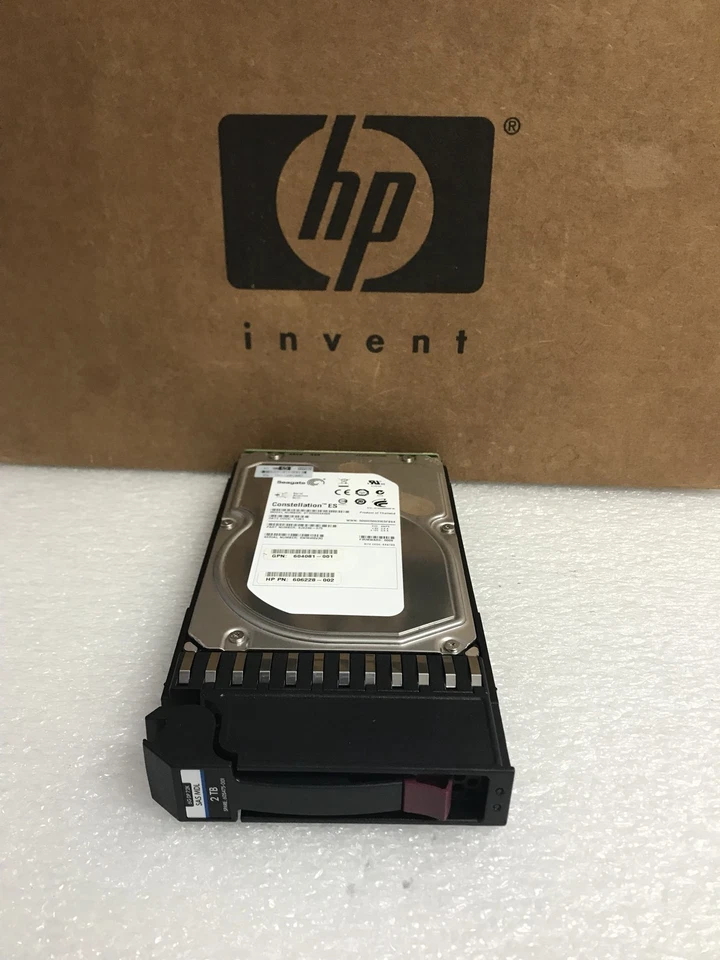 HP 604081-001 606228-002 P2000 2TB 6G SAS 7.2K RPM 3.5" dual port mdl hard drive - Image 2 of 4