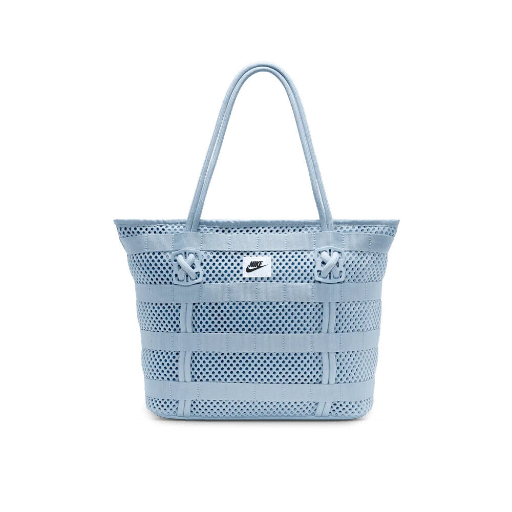 Nike Light Blue AF-1 Sportswear Small Tote Bag AF1 Cord Woven