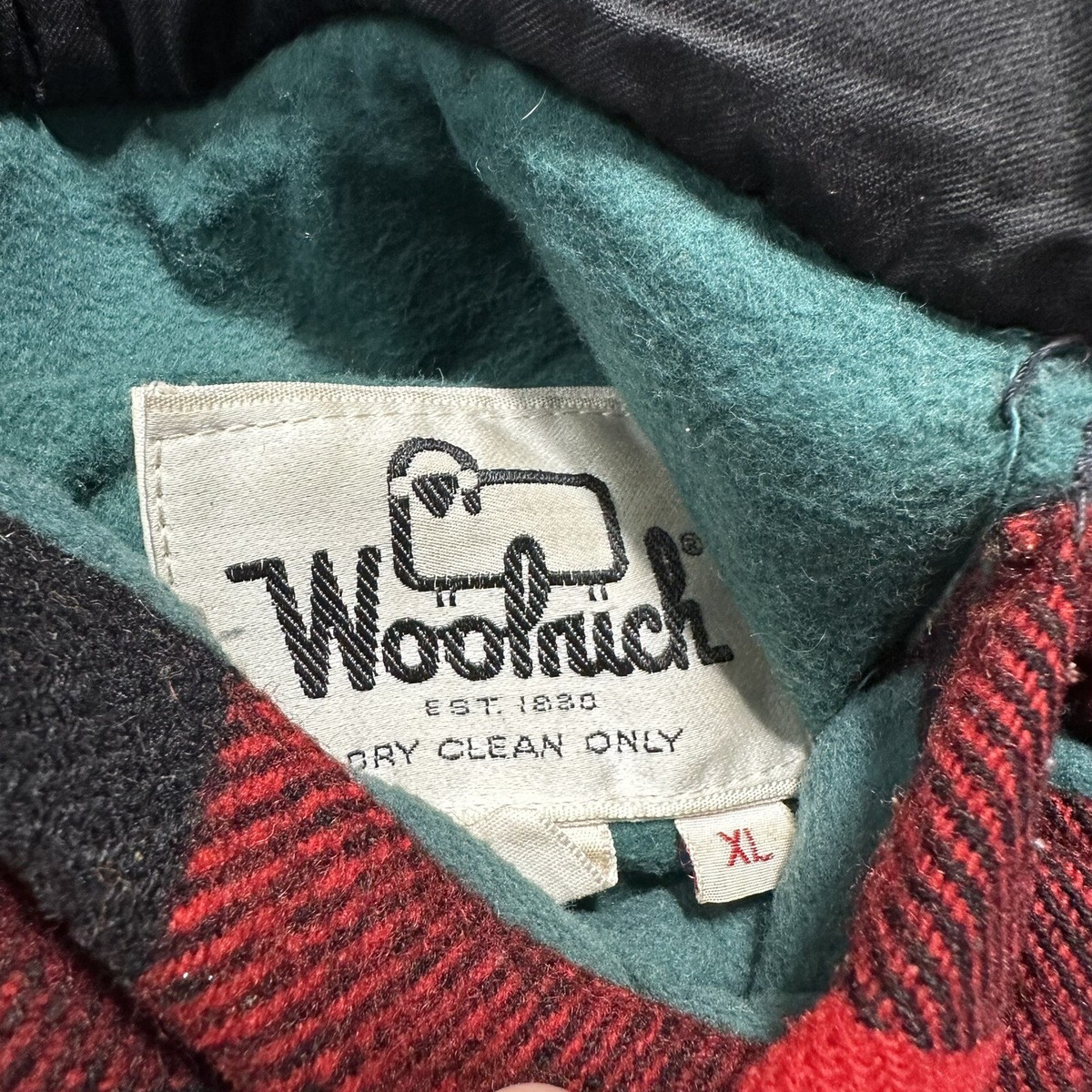 VTG 60s WOOLRICH Jacket Mackinaw Buffalo Plaid Wool Hunting VTG 60s WOOLRICH Jacket Mackinaw Buffalo Plaid Wool Hunting