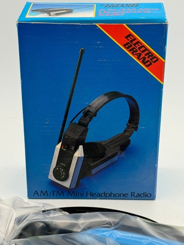 Electro Brand AM/FM Headphone Radio With Operating Instructions _New w/box - Picture 2 of 8