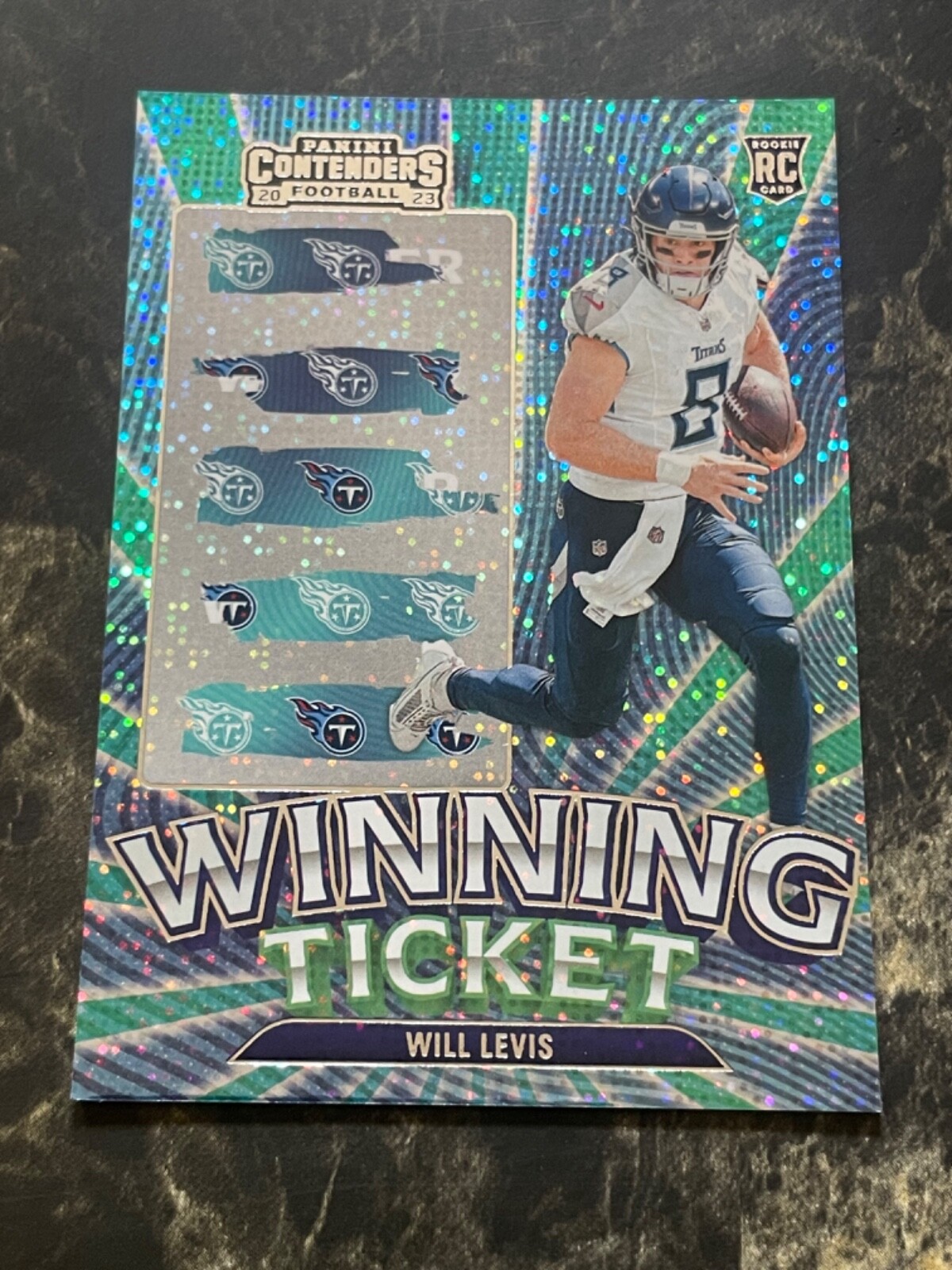 Will Levis RC 2023-23 Panini Contenders Winning Ticket Sparkle #20 Rookie
