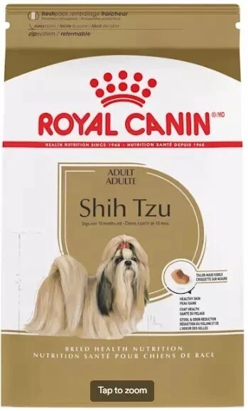Royal Canin Breed Health Nutrition Shih Tzu Adult Dry Dog Food, 10lb