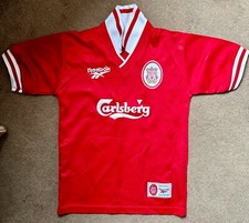 Liverpool FC1996/97/98 Reebok Football Shirt Shirt #7 McManaman 30/32