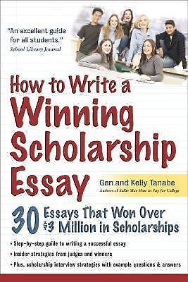 how to write a winning scholarship essay card