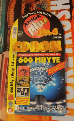 Amiga Plus CD Rom 4/96 1996 Commodore Amiga 500, 1200 etc Magazin auf CD