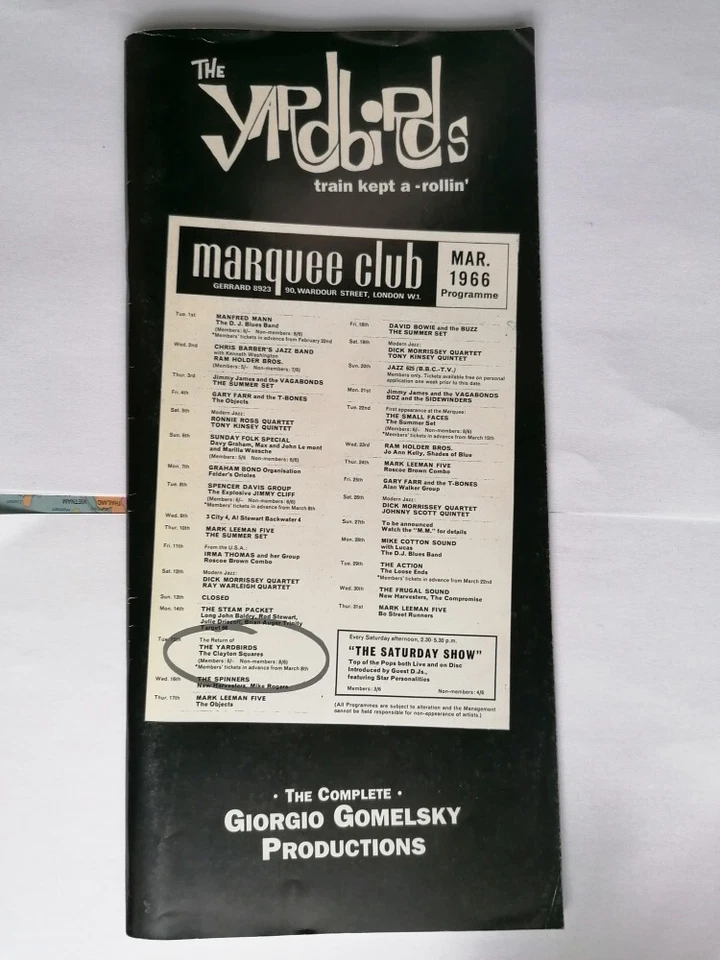 THE YARDBIRDS - Train kept a-rollin´ :The Complete Giorgio Gomelsky Productions - Bild 4 von 4