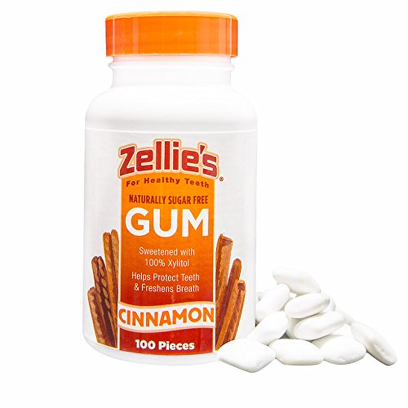 Zellie'S 100 Xylitol Sugar Free Cinnamon Chewing Gum Cinnamon