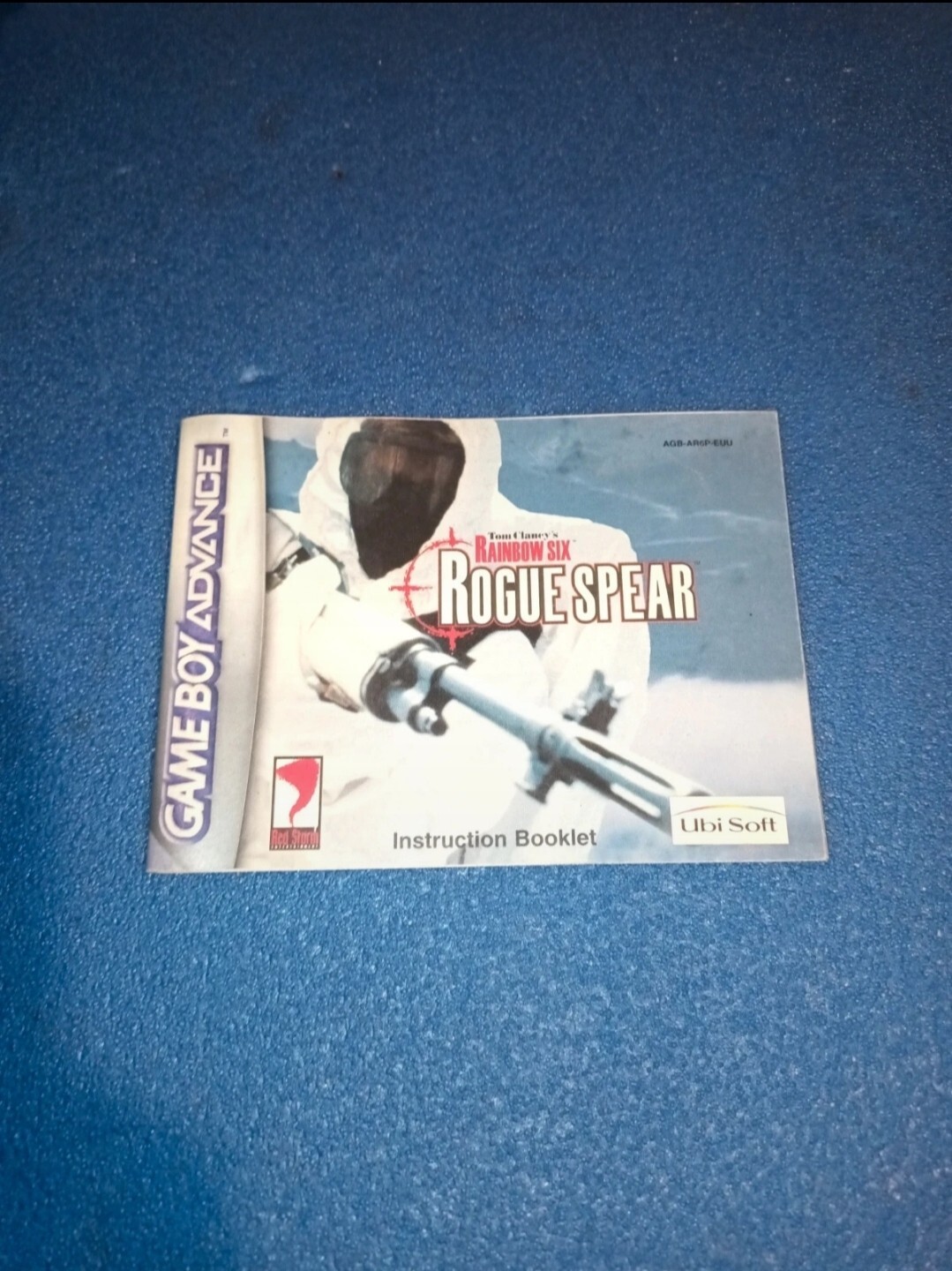 Tom clancy's rainbow six rogue Spear Notice manuel Nintendo game boy Advance Gba