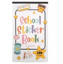 Target Bullseye's Playground Back to School - School Sticker Book NEW 