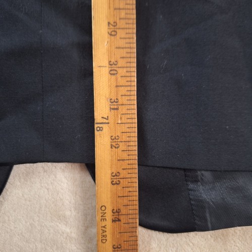 Lauren Ralph Lauren Tuxedo Jacket Men's 46R Black Single Breasted Ventless - Picture 10 of 14