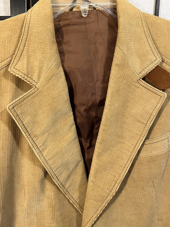 Headlines Light  Brown Corduroy Style Jacket( No Size Tag) - Image 2 of 4