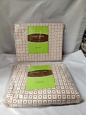 2 Caden Lane Nursery - Changing Pad Covers- Ryan - Turquiose Red and White Brow