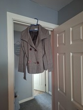 Long Sleeve Tight Short Button Up Jacket