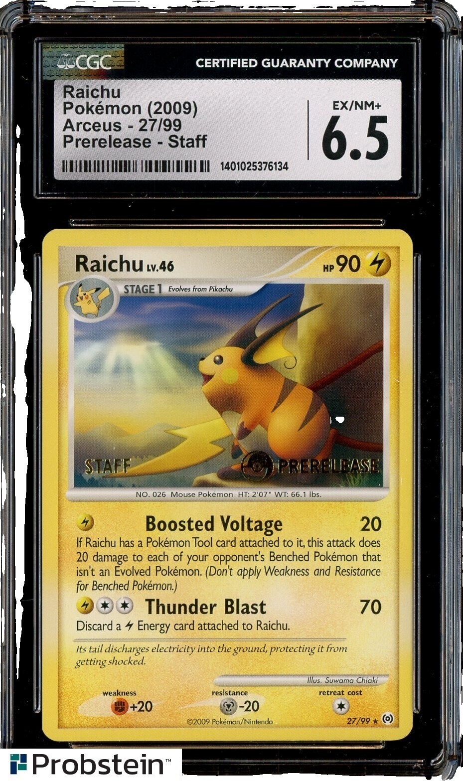 delinquent pokemon card Pokemon - Charizard - Vivid Voltage Prerelase Staff Promo main image 1