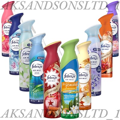 3 x Febreze Air Mist Lufterfrischer beseitigt Gerüche 185 ml