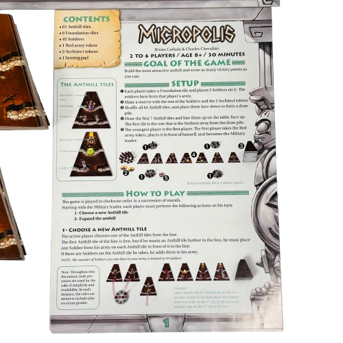 Juego de mesa Micropolis Build Your Anthill de Matagot 2018 - Imagen 21 de 24