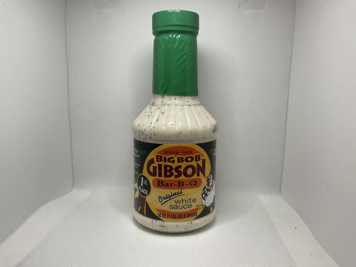 Big Bob Gibson 1st Place Original 1925 White Sauce 16 Oz Pack
