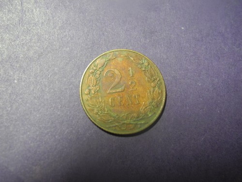 NLD636 - NETHERLANDS - 2 1/2 CENTS - 1903 - Picture 2 of 2