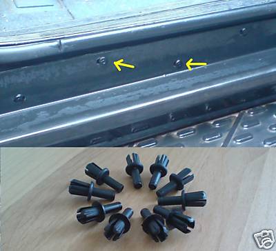 Land Rover Discovery 1 Sill Trim Rivet Clip 79086L x10 | eBay.de
