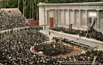 Berkeley CA Greek Theater Edw. H. Mitchell c1910s Vintage Postcard