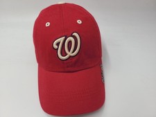 Washington Nationals Fan Favorite Strapback Adjustable Hat Cap Men MLB Red Gold