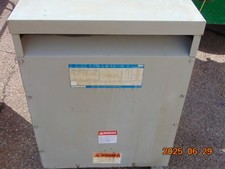 GE 9T23B3873 TRANSFORMER. 45 KVA. 480 HV. 208/120 LV. 3 PH.