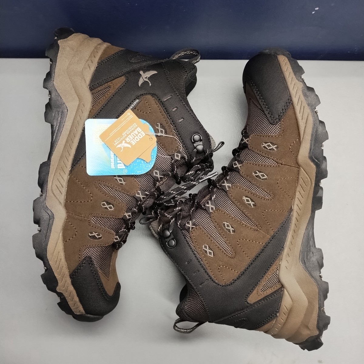 Eddie‎ Bauer Maple Ridge Hiking Boots Mens 8M Multi Leather Weatherproof Lace Up Eddie Bauer Maple Ridge Hiking Boots Mens 8M Multi Leather  main image 2