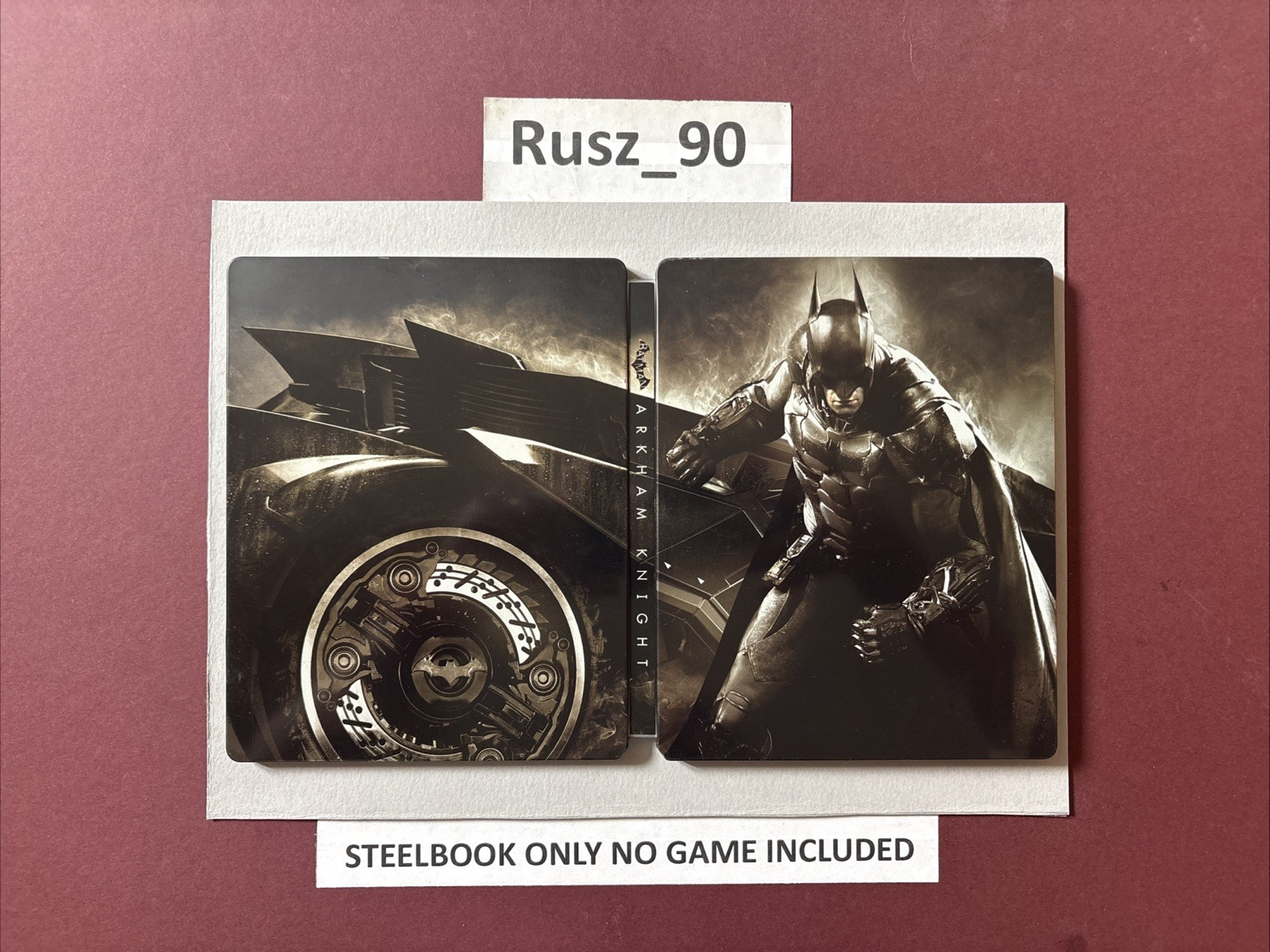STEELBOOK ONLY Batman: Arkham Knight PS4/ Xbox One Special/Collectors Edition