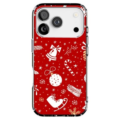 Tough Cases For Apple iPhone (17,16,15,14,13,12,11,X,8),Christmas 2 Print
