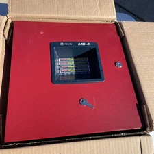 Fire-Lite Alarms MS-4 Fire Alarm Control Panel & Enclosure NOT TESTED