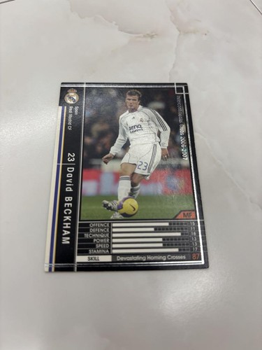 David Beckham Real Madrid WCCF Card 2003-2004 Midfielder 23 Used - Picture 3 of 4