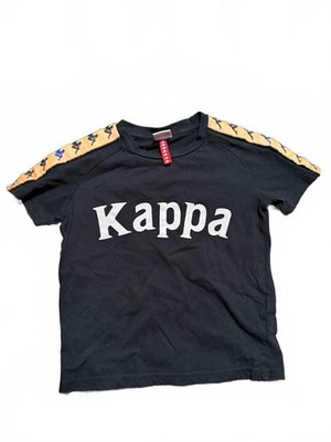 Kids' Size 6 Kappa Black Brand Logo Shirt
