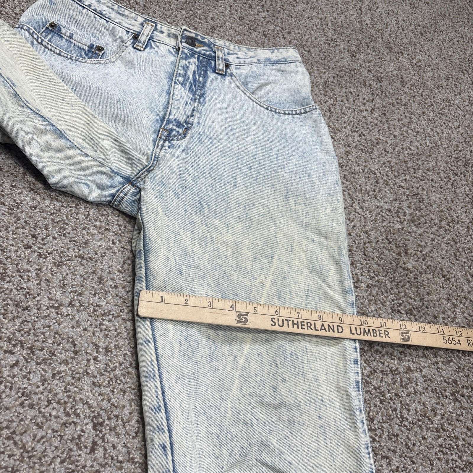 Vintage Pepe Jeans High Waist Button Original Betty Womens 22/13 Fits 28 X 32 - View 14