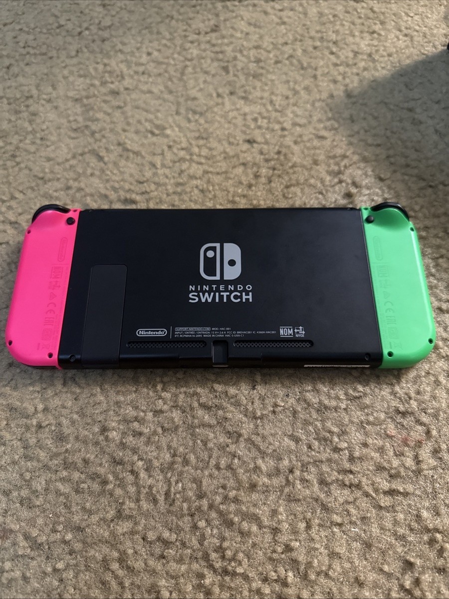 Nintendo Switch HAC-001 Splatoon 2 Console Bundle - Neon Green