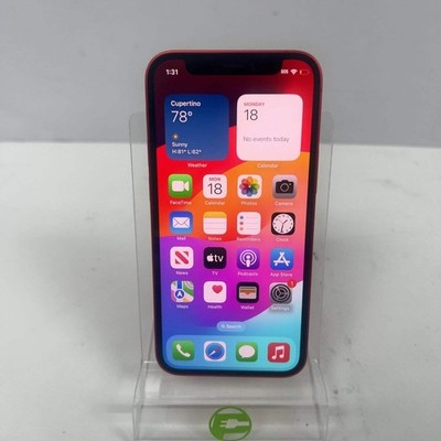 Unlocked Apple iPhone 12 Mini 64GB 26.3 Red MG8H3LL/A