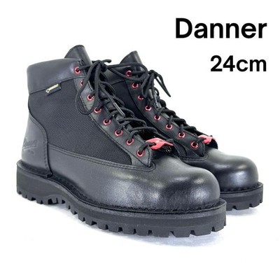 Danner Field Pro GORE-TEX Herren Wanderschuhe schwarz/rot 24 cm Near Mint