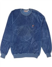 OVIESSE maglione felpa donna UK 14 blu medio AJ08