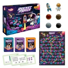 Rocket Race - Math Board Game for Ages 5-8  Build Foundational Skills in Num...
