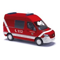 Busch 54058 Mercedes- Benz Sprinter Kurz, Fw Erlangen, 1:87 / H0