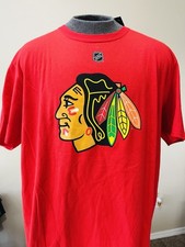 New NHL Hockey Chicago Blackhawks Fanatics XL Red T-shirt BEDARD 98