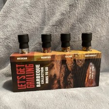 Let’s Get Grilling BBQ Collection Rubs To Go 4 Back New Sealed
