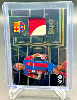 2023/24 Panini Select La Liga RAPHINA Black Prizm 1/1 Kit Patch Barcelona