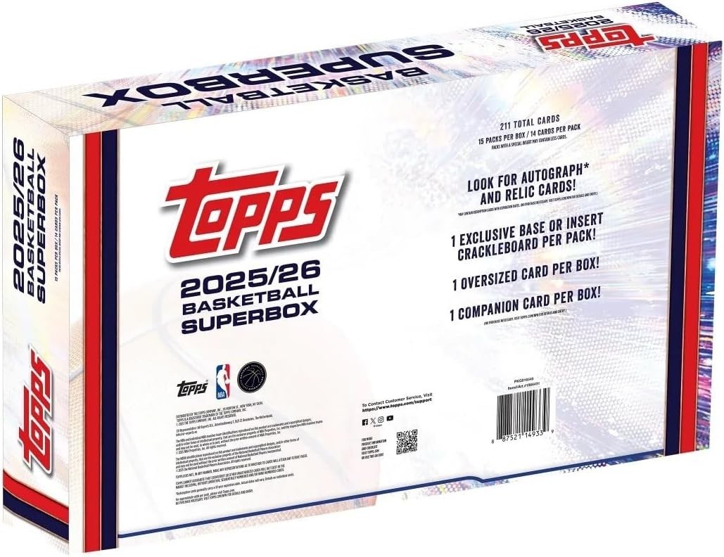 2025-26 Topps NBA Basketball Flagship Collection Trading Card Box