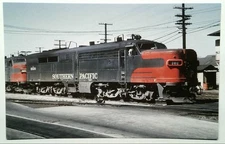 Southern Pacific PA-2 Locomotive Oakland 1966 Vintage Postcard