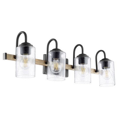 Pepper Glass - 4 Light Bath Vanity Quorum Lighting 5140-4-69