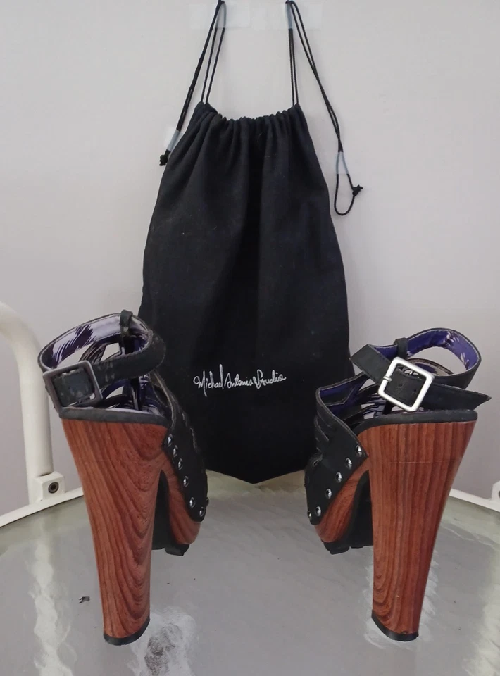 Zapatos de plataforma de cuero Tedrick para mujer Michael Antonio Studio 30 % de descuento talla 7 de EE. UU. Foto 3 de 4