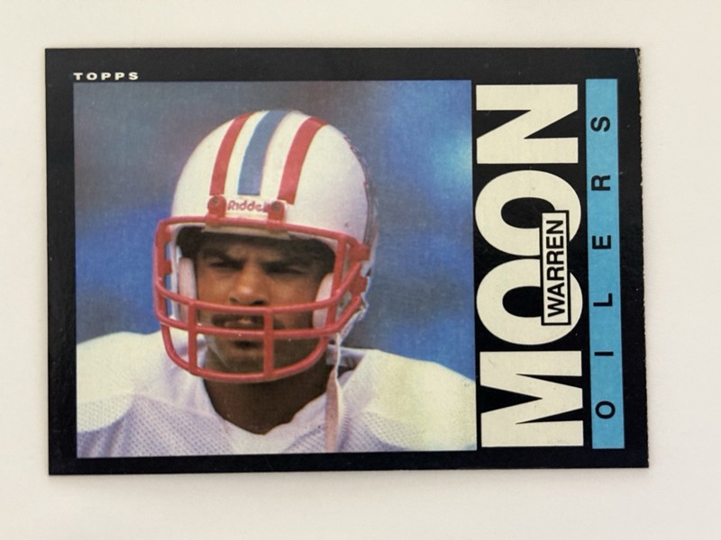 1985 Topps Warren Moon RC #251 Houston Oilers HOF