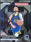 Stephen Curry 2023-24 Prizm Autograph Card Auto COA