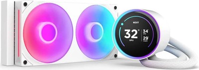 NZXT Kraken Elite RGB 240mm 2024 Radiator 1x Single-Frame RGB Core Fan RL-KR24E-